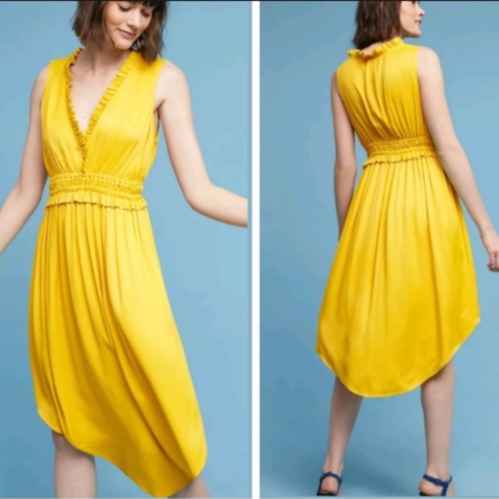 Anthropologie Maeve Le Habana mango dress (NWT)